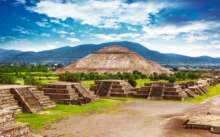 Mexico Pyramids at Teotihuacan