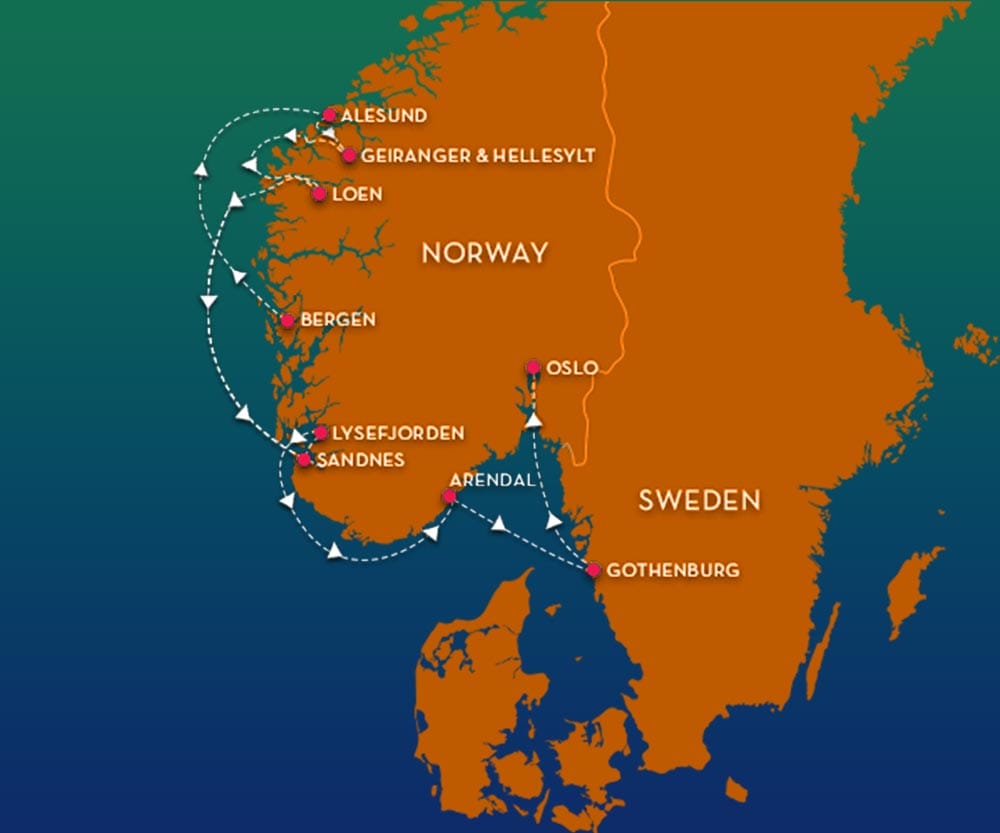 VACAYA Norwegian Fjords Cruise