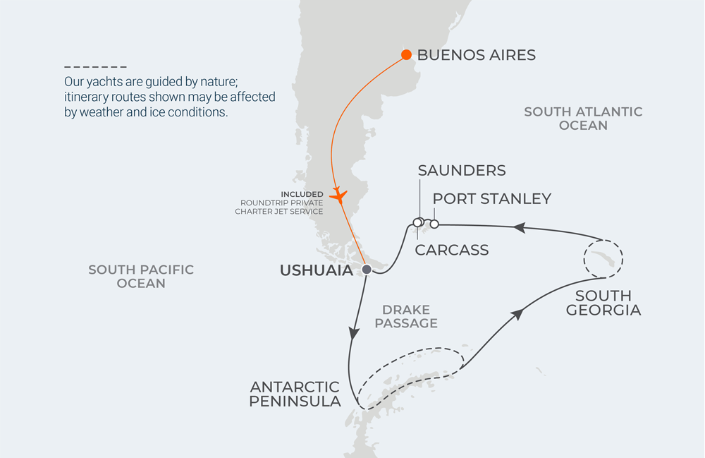 Atlas Ushuaia Map