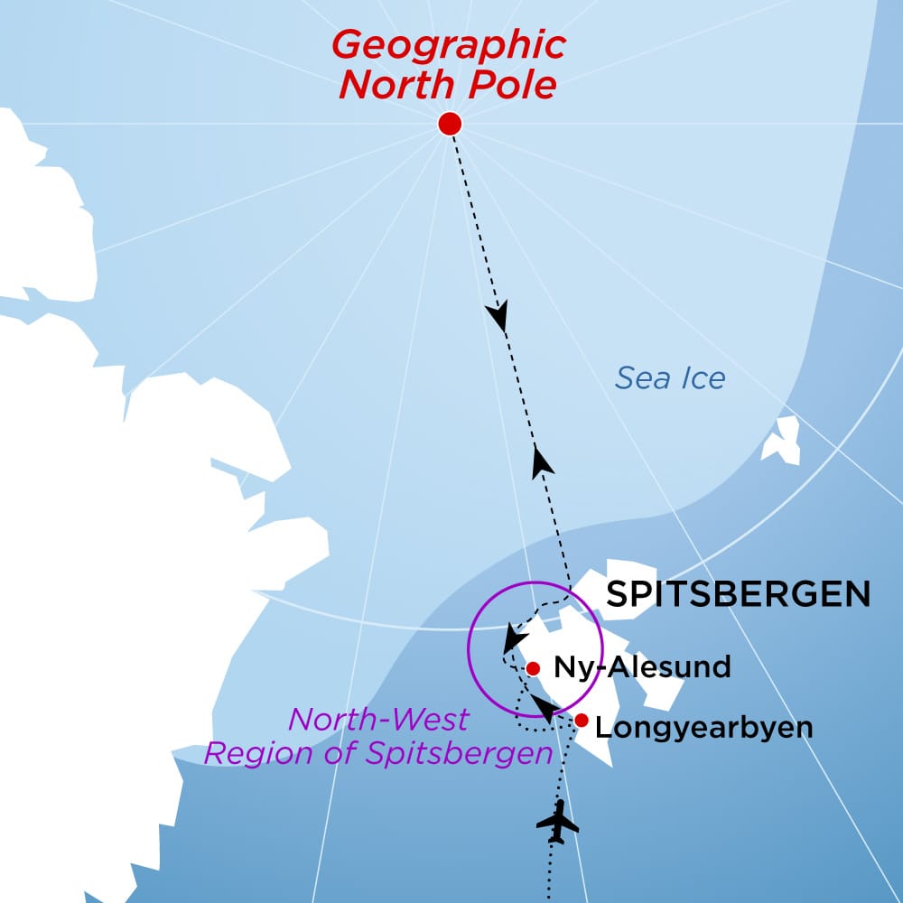 North Pole Map
